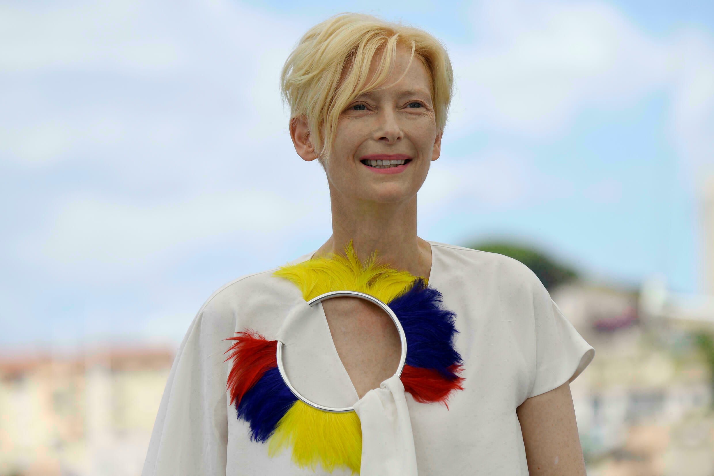 Swinton is the latest star to get involved with VR, narrating new release 'Goliath'